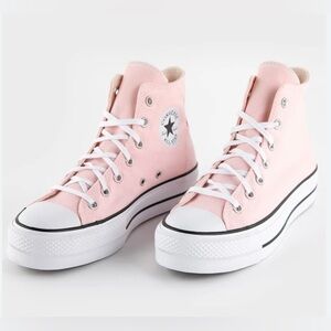 Converse Women's Light Pink Platform Sneakers